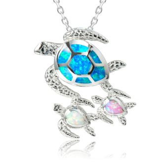 SS 925 Ohana Turtle Pendant