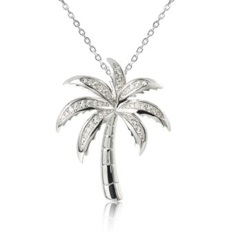 SS 925 Palm Tree Pendant