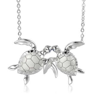 SS 925 Twin Turtle Pendant