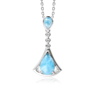 SS 925 Larimar Pendant