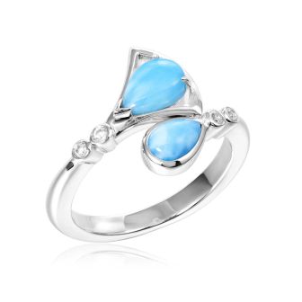 SS 925 Larimar Ring