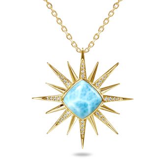 14K YG "Hoku" Guilding Star Pendant