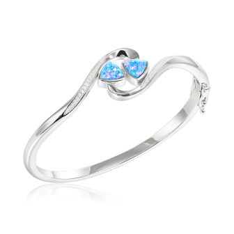 SS 925 Opal Bangle