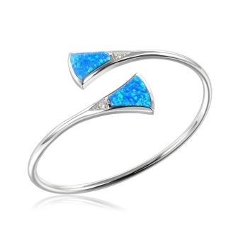 SS 925 Opal Bangle