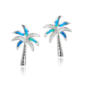 SS 925 Opal Earrings