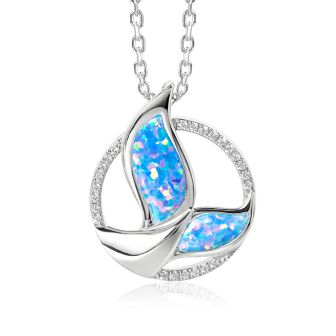 SS 925 Opal Pendant