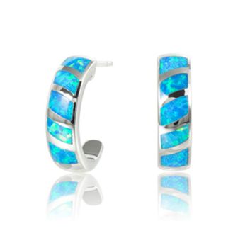 SS 925 Opal Earrings