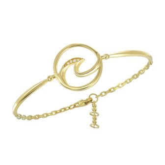 14KY Wave Bracelet