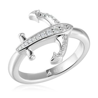 SS 925 Anchor Ring