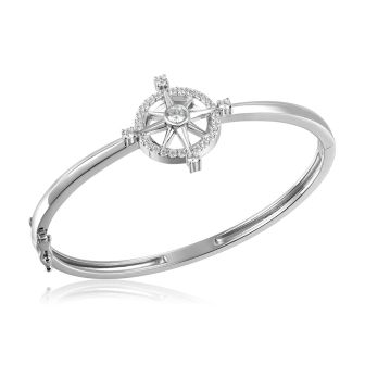 SS 925 Compass Bangle
