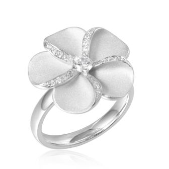 SS 925 Plumeria Ring