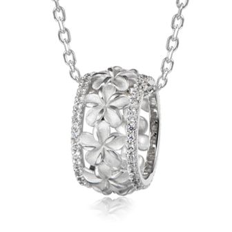 SS 925 Plumeria Pendant