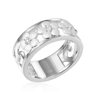 SS 925 Plumeria Ring