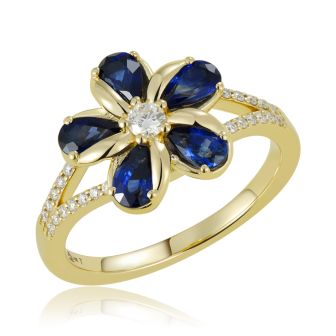 14KY Plumeria Ring