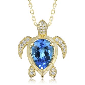 14KY Turtle Pendant