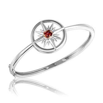 SS 14KY Compass Bangle