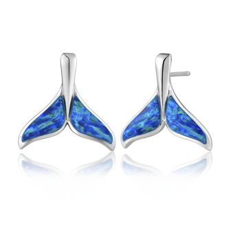 SS 925 Whale Tail Earrings