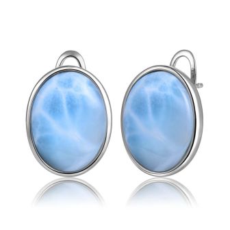 SS 925 Larimar Earrings