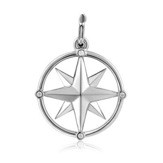 SS 925 Charm-Compass