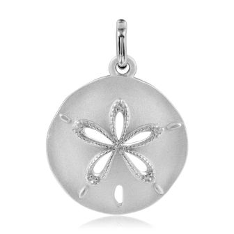 SS 925 Charm - Sand Dollar