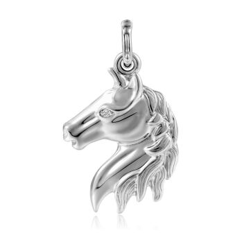 SS 925 Charm - Horse