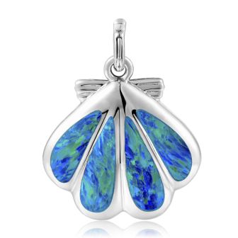 SS 925 Charm - Shell Opal