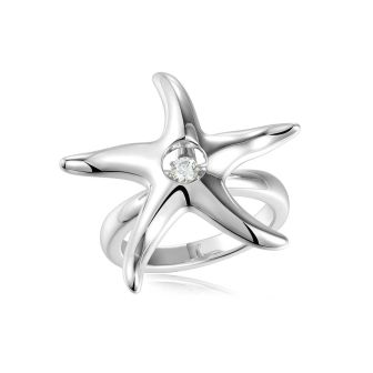 SS 925 LD Starfish Ring