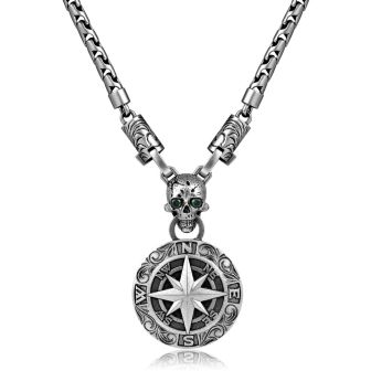 SS 925 Tsavorite Necklace