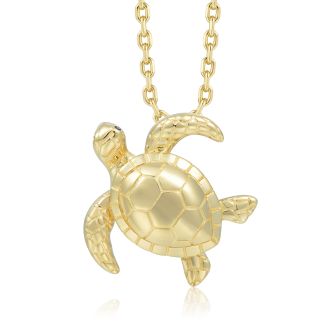 14KY Turtle Pendant