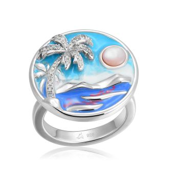 SS 925 Sunrise Ring
