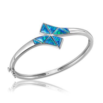 SS 925 Opal Bangle