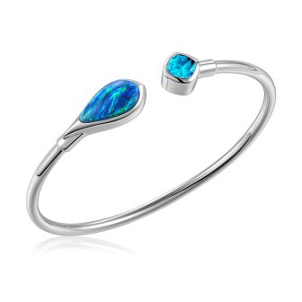 SS 925 Opal Bangle