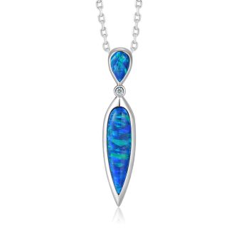 SS 925 Opal Pendant