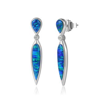 SS 925 Opal Earrings