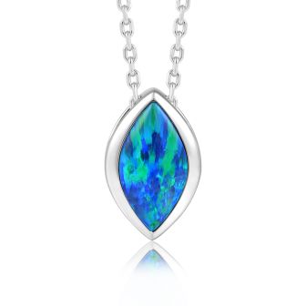 SS 925 Opal Pendant