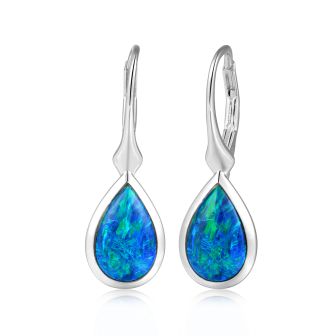 SS 925 Opal Earrings