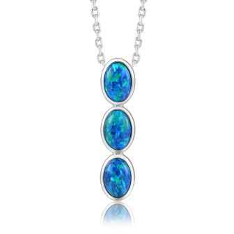 SS 925 Opal Pendant