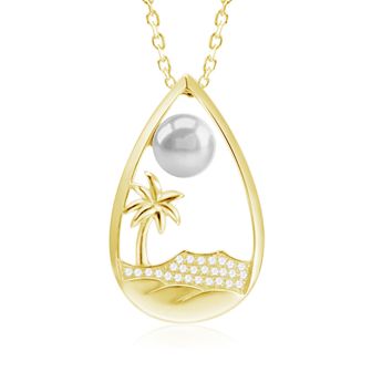 14KY Akoya Pearl Pendant
