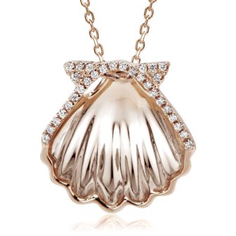 14K Shell Pendant