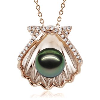 14KP Tahitian Pearl Pendant