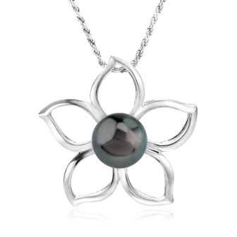 SS Plumeria Pendant