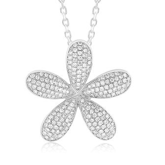 SS Plumeria Pendant