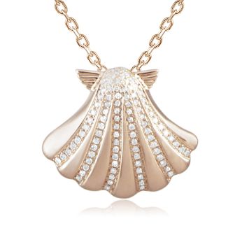 14K Shell Pendant