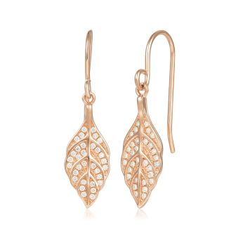 14K Maile Leaf Earrings