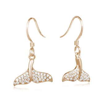 14K Whaletail Earrings