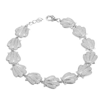 SS Sunrise Shell Bracelet