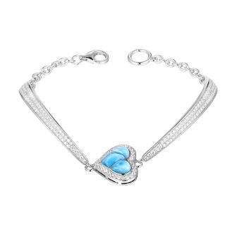 SS Heart Bracelet