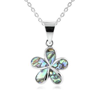 SS Plumeria Pendant