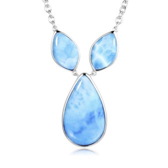 SS Tear Drop Necklace