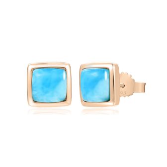 14KP Larimar Earrings
